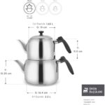 Karaca Asiye Maxi Çaydanlık Takımı Siyah - Görsel 2