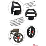 Lavinger 58A Pazar Arabası Plus Katlanabilir (Büyük Tekerlekli) Su Geçirmez - Görsel 3