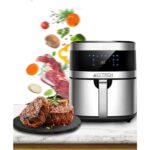 Arztech Airfryer 6.5 Lt XXL Kapasite Yağsız Pişirme Çıkarılabilir Yapışmaz Hazne ve Dokunmatik Isı Kontrolü - Görsel 3