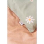 Riva İstanbul Minimal Yeşil Papatya Çift Kişilik Nevresim Takımı Pamuklu - Görsel 5