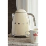 Smeg  50 Style Retro Krem 1,7 Lt Paslanmaz Çelik Kettle Klf03creu - Görsel 4