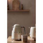 Smeg  50 Style Retro Krem 1,7 Lt Paslanmaz Çelik Kettle Klf03creu - Görsel 3