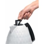 DeLonghi Brillante 1,7 Lt Su Isıtıcı - Paslanmaz Çelik Gövde, Otomatik Kapanma Özelliği, Hızlı Isıtma, 360° Dönebilir Taban, Beyaz Renk - Görsel 5