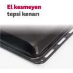 Simfer Midi Fırın 34 lt Inox 4 Fonksiyon Statik Pişirme Termostatlı Isı Kontrol Mekanik Zamanlayıcı - Görsel 5