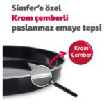 Simfer Turbo Midi Fırın Inox 45 Lt Paslanmaz Çelik Krom Tepsili Ayarlanabilir Isı ve Zamanlayıcı Özellikli - Görsel 4