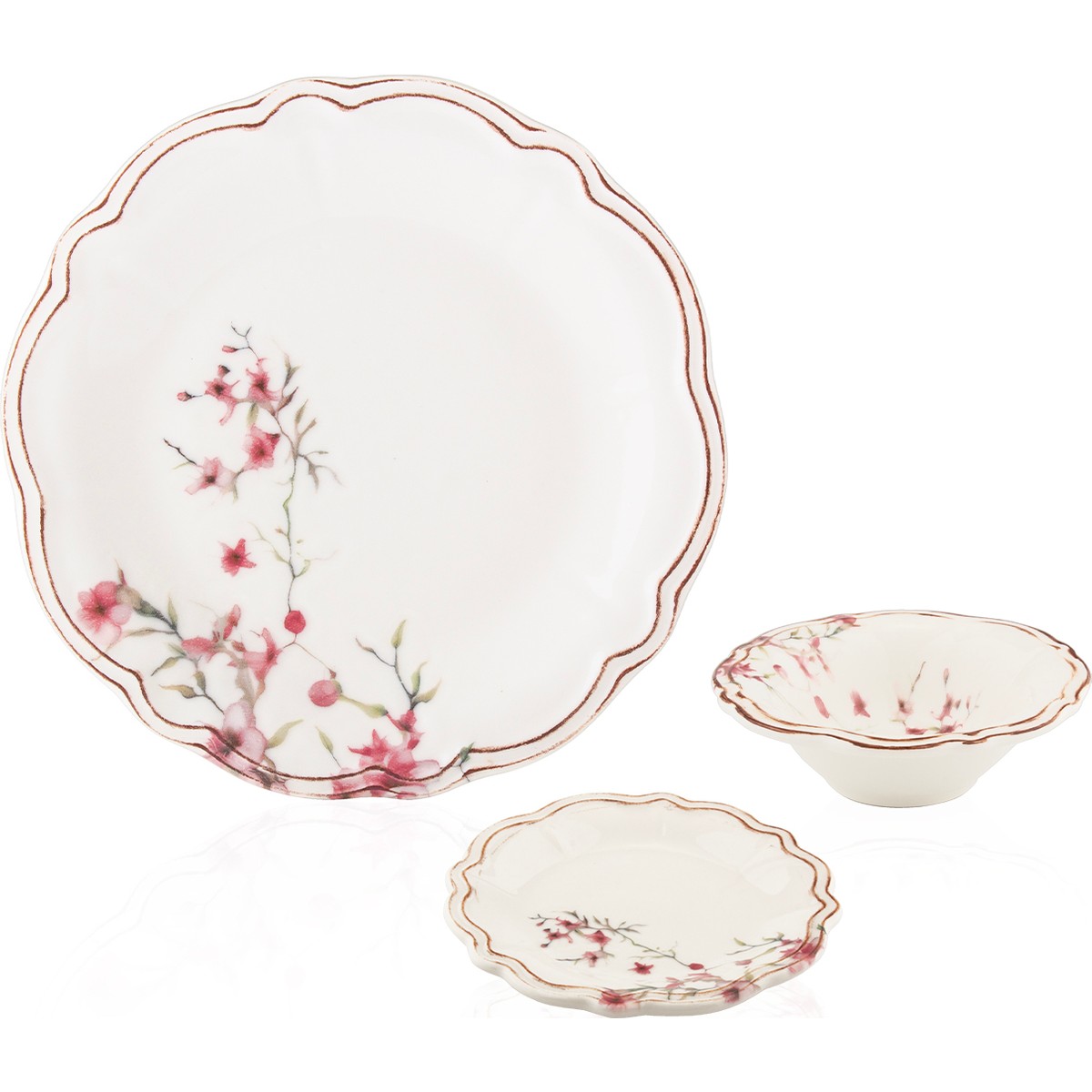 110001180416813.jpg Decorium Almira 4 Kişilik 8 Parça Kahvaltı Takımı - Görsel 1