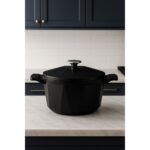 Cocinero Cocınero  3119  Döküm Tencere 20CM  Kuvars Siyah