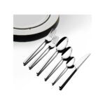 Nehir Gloria Sade 12 Kişilik 72 Parça Kutulu Çatal Kaşık Bıçak Takımı - Görsel 4