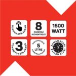 Arzum 1186-0100 Crust Mıx Pro Stand Mıkser Sıyah 1500w - Görsel 4