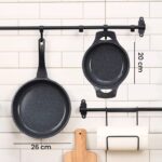 Thermoad 2'li Döküm Tava Sahan Seti 20 x 26 cm. Gri - Görsel 3