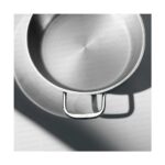 Nehir Silver Paslanmaz Çelik Sahan Seti - Gri - 18 cm + 20 cm - Görsel 4