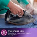 Philips DST7510/80 7500 Serisi Buharlı Ütü, 3200 W, 55 g/dk Sürekli Buhar, SteamGlide Elite, 260 g Şok Buhar, - Görsel 4