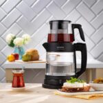 Schafer Optimal Elektrikli Cam Çay Makinesi-Siyah - Görsel 3