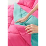 Karaca Home Smart Comfort Raspberry Çift Kişilik Mikrofiber Uyku Seti, Klasik Desen ve Lastikli Çarşaf, 195x215 cm - Görsel 5