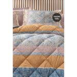 Yataş Bedding Delissa Çift Kişilik %100 Pamuk Desenli Uyku Seti 195x215 cm – Yumuşak, Rahat ve Nefes Alabilir - Görsel 5