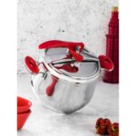 Hascevher Esila 7 lt Güveç Düdüklü Tencere Kırmızı