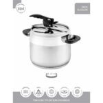 Hascevher Sürme 7 lt Düz Düdüklü Tencere - Görsel 2