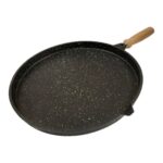 Polochef Kapaklı Döküm Granit Balık ve Börek Tavası 34 cm - Görsel 4