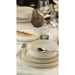 Kütahya Porselen 24 Parça 6 Kişilik Krem Renk Yemek Takımı – Şık Tasarım ve Dayanıklı Porselen - Görsel 4