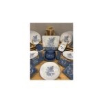 Demet Çeyiz Aksesuar Takım Kahvaltı Blue Magıc 46 Parça 12 Kişilik - Görsel 2