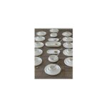 Bianco Perla Seri Saf Beyaz Porselen 12 Kişilik 41 Parça Yemek Takımı