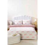 Riva İstanbul Pötikare Kurdele Desenli Çift Kişilik Nevresim Takımı Pamuklu - Görsel 2