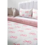 Riva İstanbul Pötikare Kurdele Desenli Çift Kişilik Nevresim Takımı Pamuklu - Görsel 3