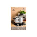 Amboss Amber Klasik Paslanmaz Çelik Düdüklü Tencere - Siyah Kulp - 4lt