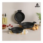 Amboss Daisy 3 Parça Döküm Yanmaz Yapışmaz Omlet (Sahan) Seti