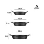 Amboss Daisy 3 Parça Döküm Yanmaz Yapışmaz Omlet (Sahan) Seti - Görsel 4