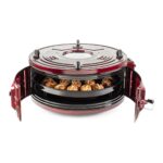 Şamdan Termostatlı, Cam Kapaklı, 42 Lt Yuvarlak Davul Fırın – Emaye-Alüminyum Gövde, Enerji Tasarruflu Çok Fonksiyonlu - Görsel 2