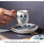 Karaca İznik 6 Kişilik Kahve Fincan Takımı 80 ml - Görsel 3