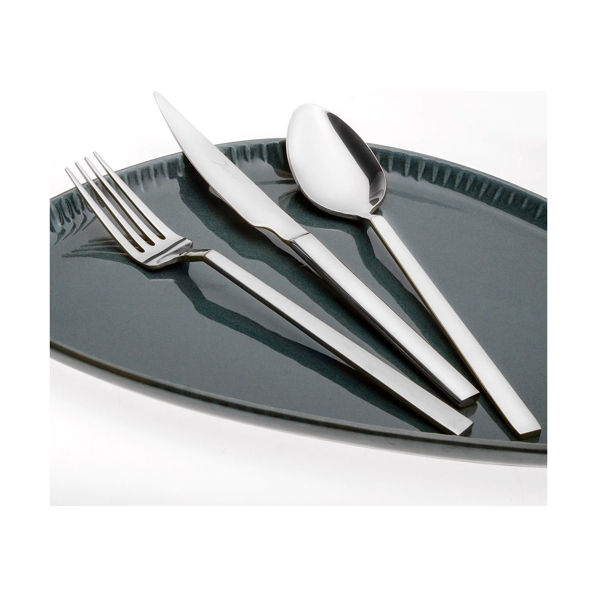 110001185123347.jpg Jumbo 1800 18 Parça 6 Kişilik Çatal Kaşık Bıçak Takımı - Görsel 1