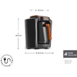 Karaca Hatır Neo-S Sütlü Türk Kahve Makinesi 5 Fincan Kapasiteli Tangerine - Görsel 2