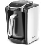 Karaca Hatır Neo-S Sütlü Türk Kahve Makinesi 5 Fincan Kapasiteli Porcelain White - Görsel 3