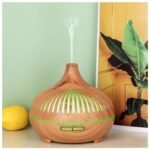 Bood Technology Hava Nemlendirici Vazo LED Lamba Aroma Difüzörü Koku Giderici Oda Kokusu Buhar Makinesi - Görsel 4