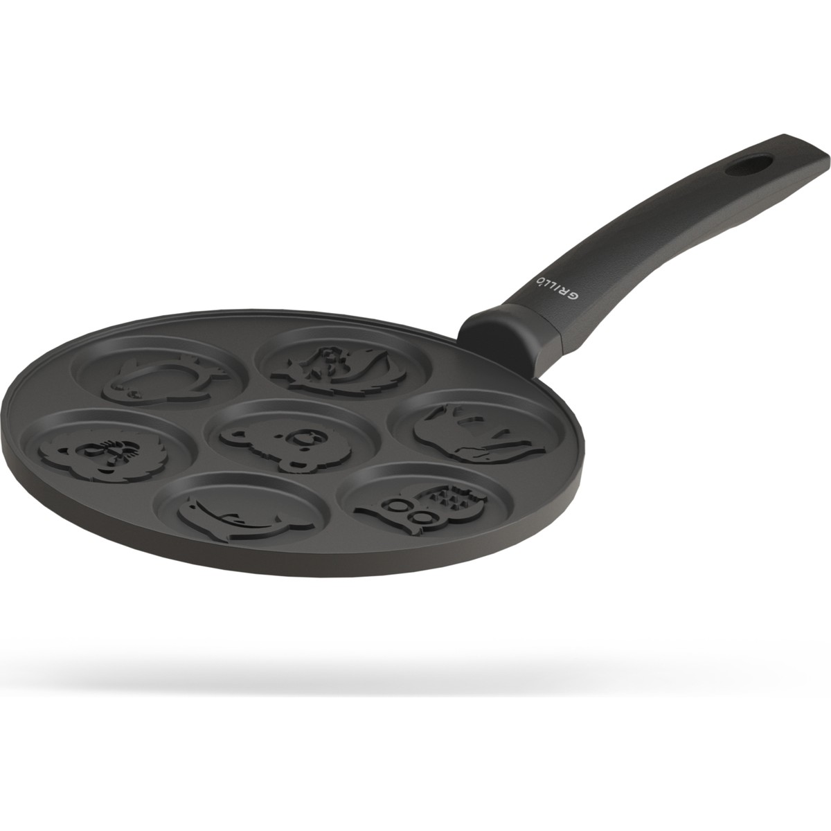 110001186212541.jpg GRILL'O GR708 Anımals Pancake Tava - Görsel 1
