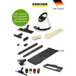 Karcher Kärcher Hızlı ve Etkili Temizlik Sc 2 Deluxe Easyfix Buharlı Temizlik Makinesi-Full Temizlik Seti+Cam Temizlik Başlığı