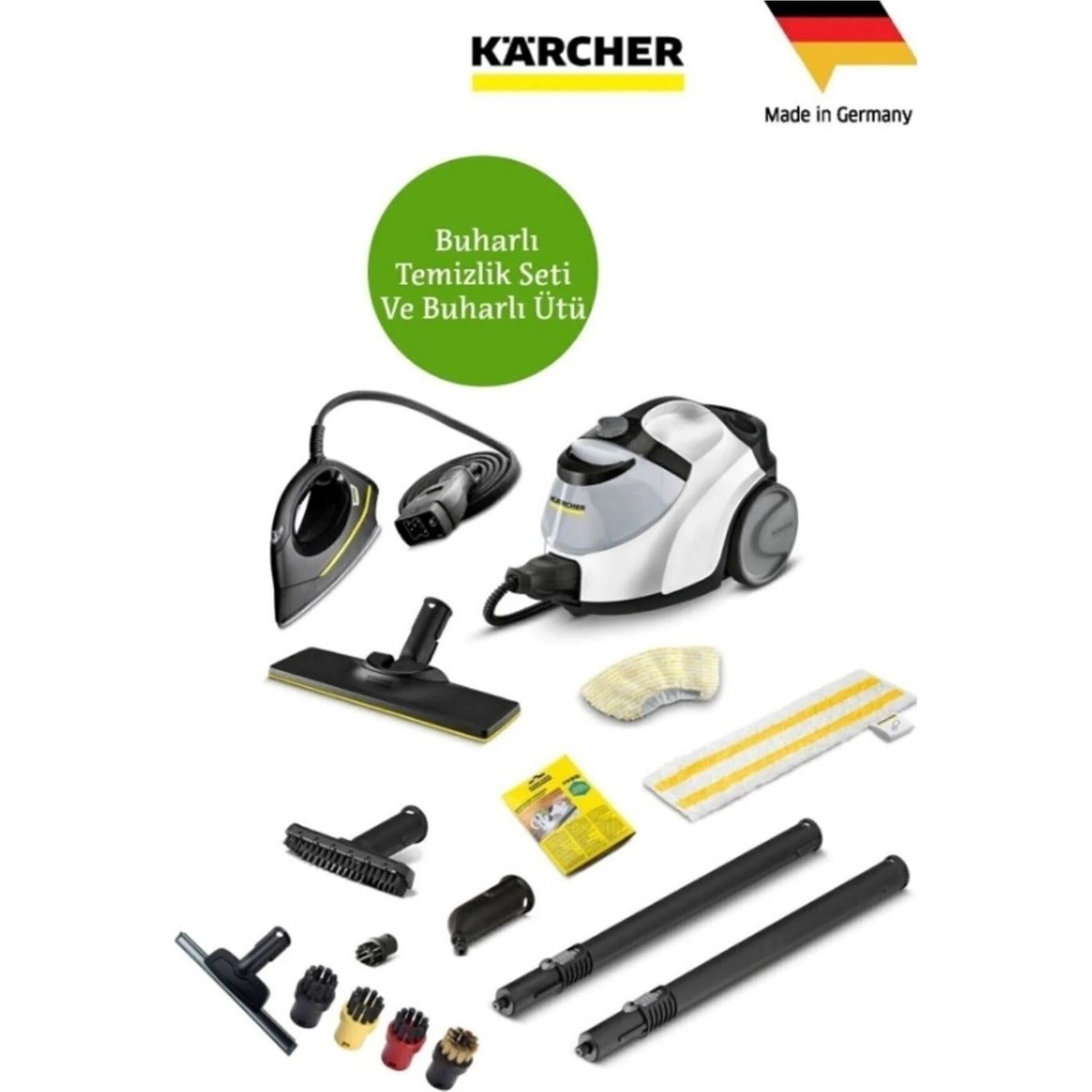 110001187300312.jpg Karcher Buharlı Ütü ve Sc 5 Easyfix Iron Plug Buharlı Temizlik Makinesi - Görsel 1