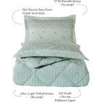 Otelonia Striped Jakarlı Wellsoft Çift Kişilik Uyku Seti Lastikli Çarşaflı 4 Parça - Görsel 3