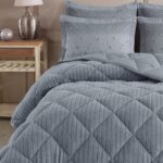 Otelonia Striped Jakarlı Wellsoft Tek Kişilik Uyku Seti Lastikli Çarşaflı 3 Parça