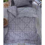 Arma Concept Wellsoft Tek Kişilik Lüx Pamuklu Uyku Seti Desenli Yorgan 155 x 215 cm & Yastık Kılıfı & Lastikli Çarşaf