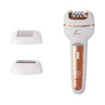 VeryFit 3 In 1 Elektrikli Epilatör Tıraş Makinesi Bacak Koltukaltı Epilasyon Cihazı Ayak Taşlama