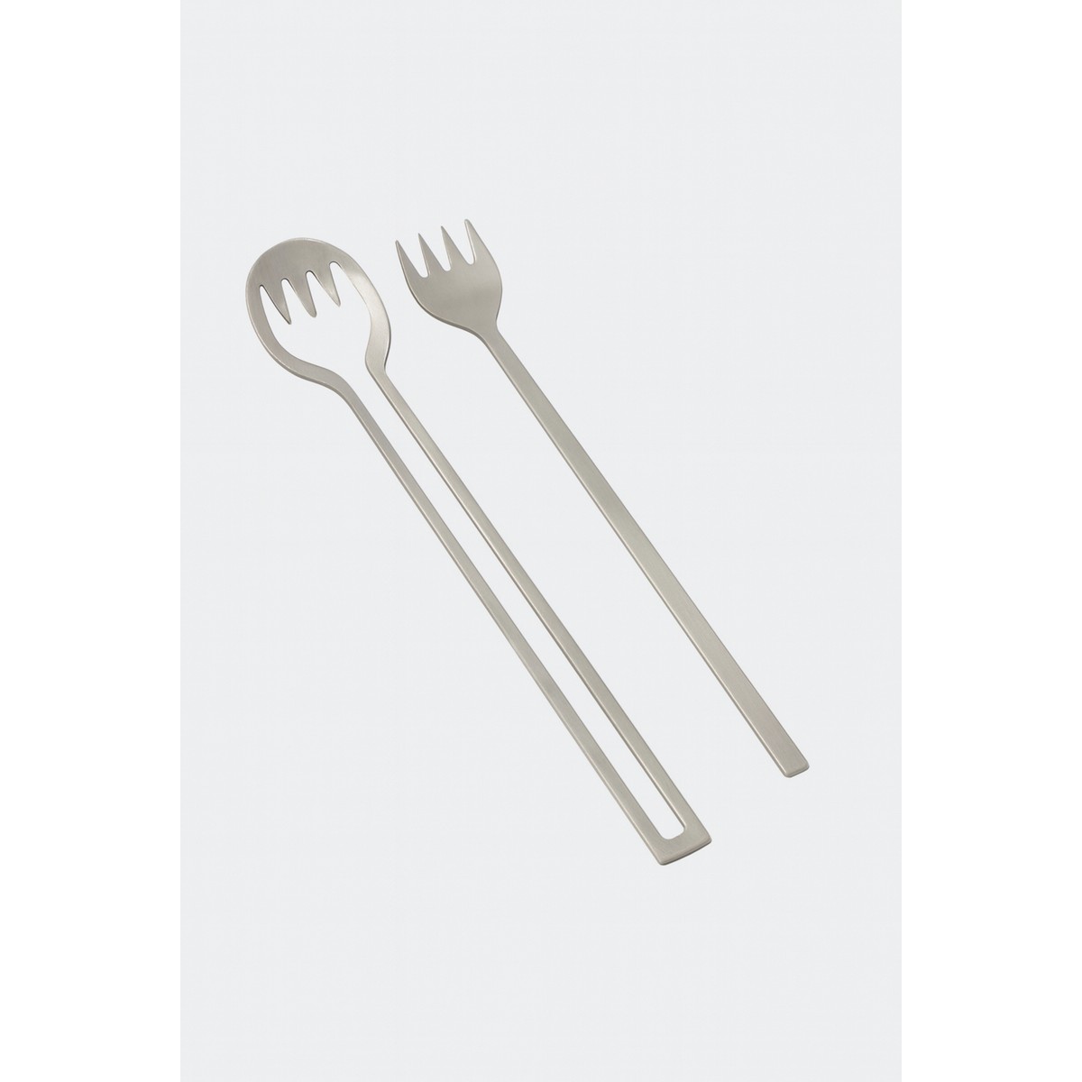 110001189251847.jpg Porland Cosa Çelik Salata Servis Takımı, Salata Kaşığı 2 Parça - Görsel 1