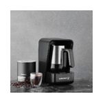 Korkmaz Moderna Otomatik Türk Kahve Makinesi – 5 Fincan Kapasiteli, Paslanmaz Çelik Cezve, Köz Tadında Pişirme ve Termo Balans Teknolojisi - Görsel 4