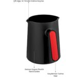 Awox Sparkling Nar Çiçeği Renkli Elektrikli Kahve Makinesi – Şık Tasarım, Kolay Kullanım ve Hızlı Pişirme - Görsel 4