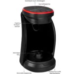 Awox Sparkling Nar Çiçeği Renkli Elektrikli Kahve Makinesi – Şık Tasarım, Kolay Kullanım ve Hızlı Pişirme - Görsel 5