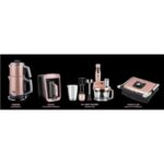 Fakir 4 Parça Elektrikli Çeyiz Seti – Rose Gold Paslanmaz Çelik Su Isıtıcı, Kahve Makinesi, Blender ve Tost Makinesi - Görsel 2