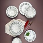 Porser Terra 24 Parça Yemek Takımı - Renkli - Görsel 4