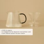 Bella Maison Blaze Filtre Kahve Demliği Naturel (520 cc) - Görsel 3